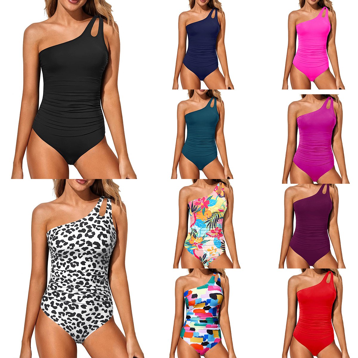 BLAKELY – TRAJE DE BAÑO DE UNA SOLA HOMBRO