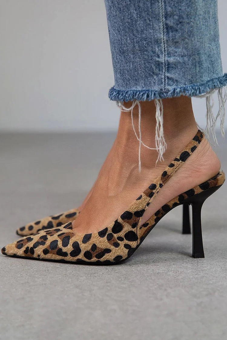 Verona - Elegantes Tacones de Leopardo