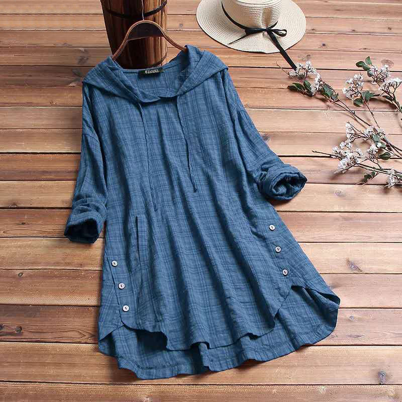 Blusa Antoinette Ternet con Capucha - Estilo Diario Confortable