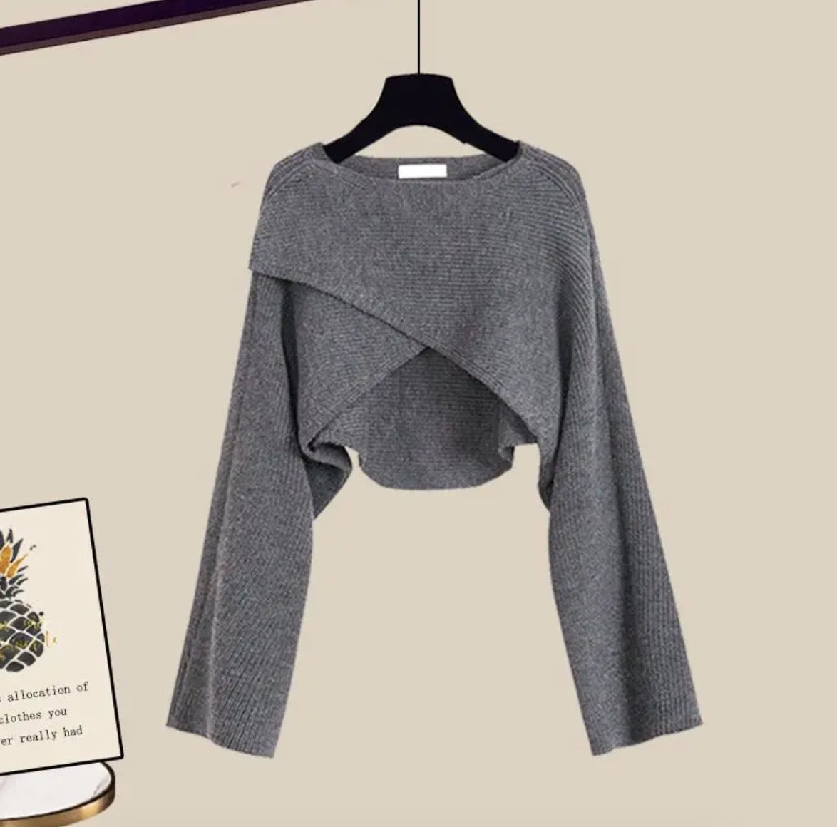 AMIRA – CONJUNTO CÓMODO DE TRES PIEZAS CON MANGAS LARGAS