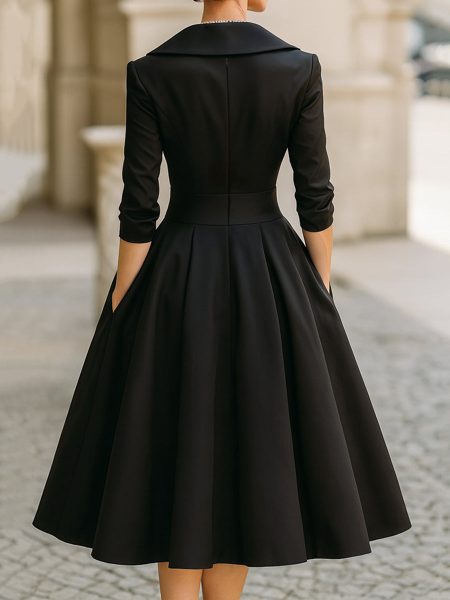 Lea™ - Vestido Midi Elegante