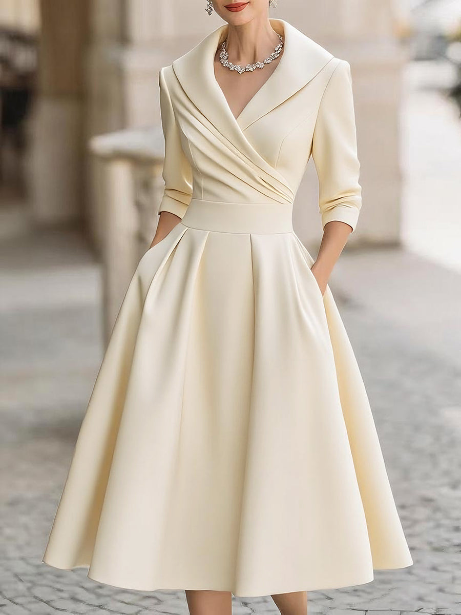 Lea™ - Vestido Midi Elegante