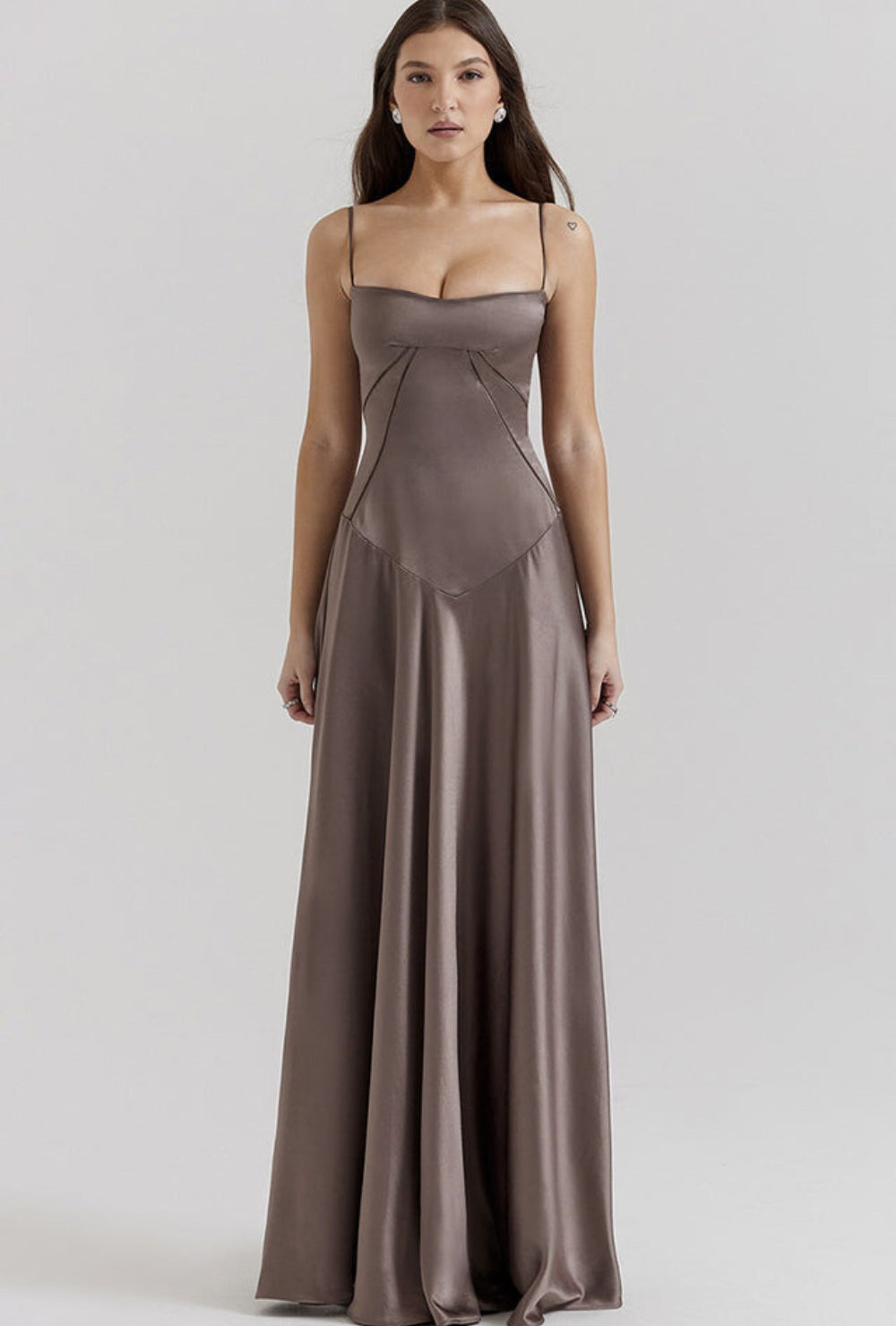 Lunaria Satiné Vestido Maxi