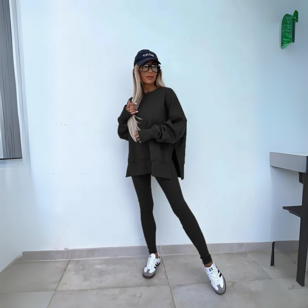 MADISON – CONJUNTO DE SUDADERA OVERSIZED Y LEGGINGS