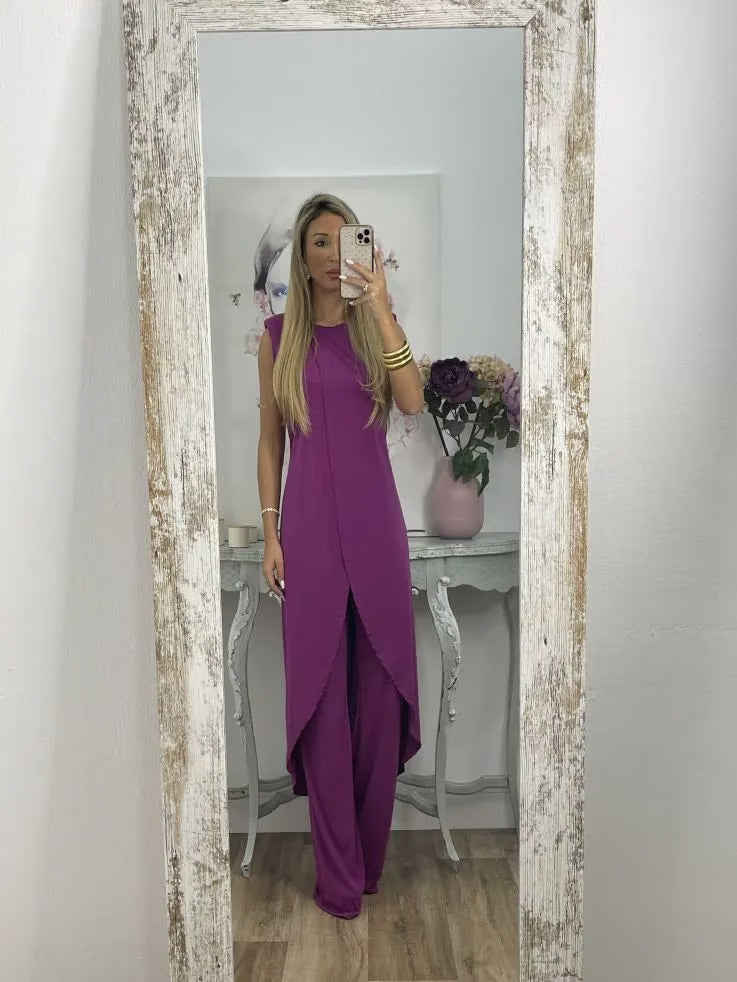 ELODIE – CONJUNTO DE TOP Y PANTALONES ULTRA-SUAVE