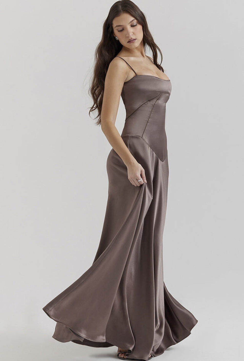 Lunaria Satiné Vestido Maxi