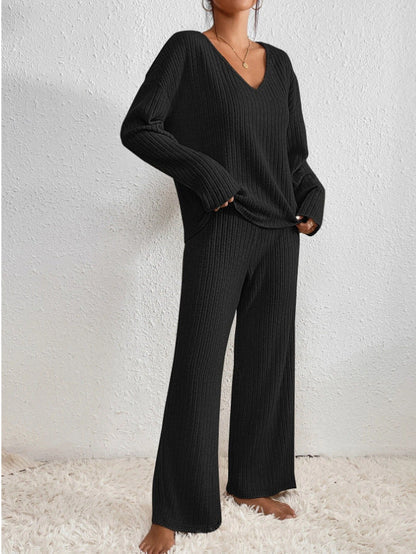 SABINA – Conjunto de Lounge de Pierna Ancha Acogedor