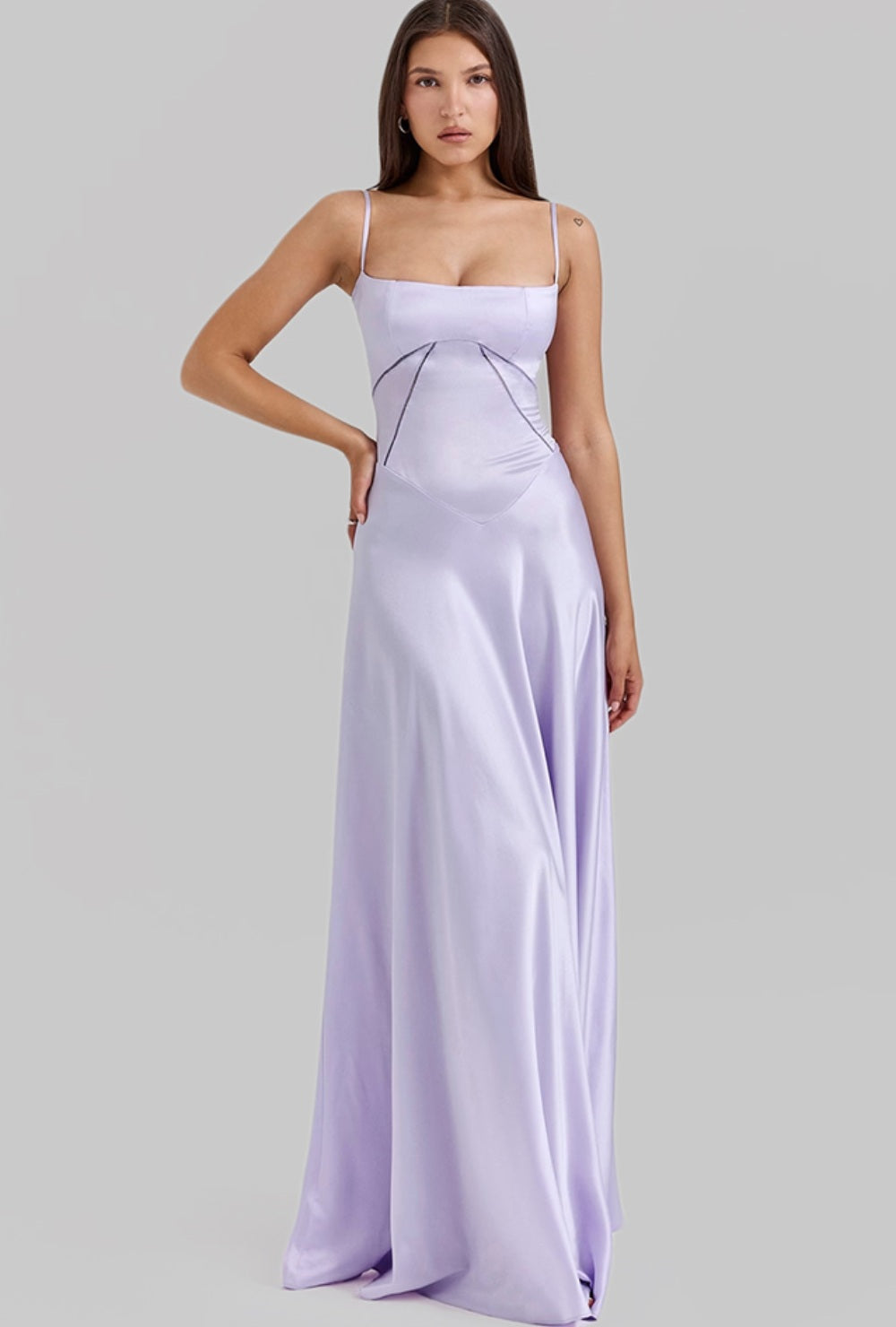 Lunaria Satiné Vestido Maxi