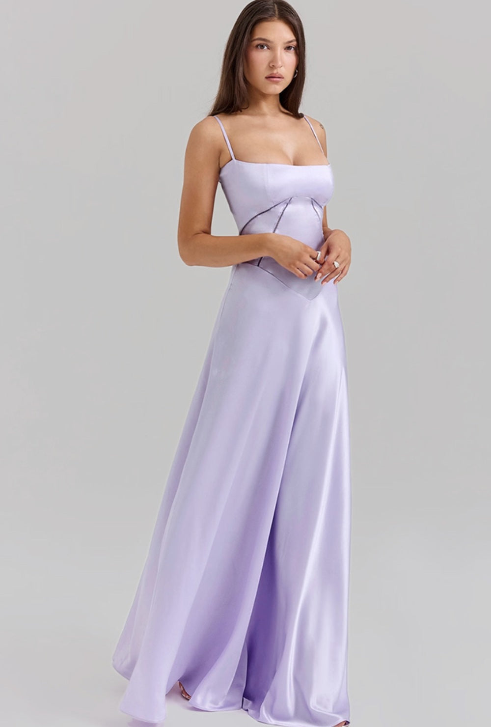 Lunaria Satiné Vestido Maxi