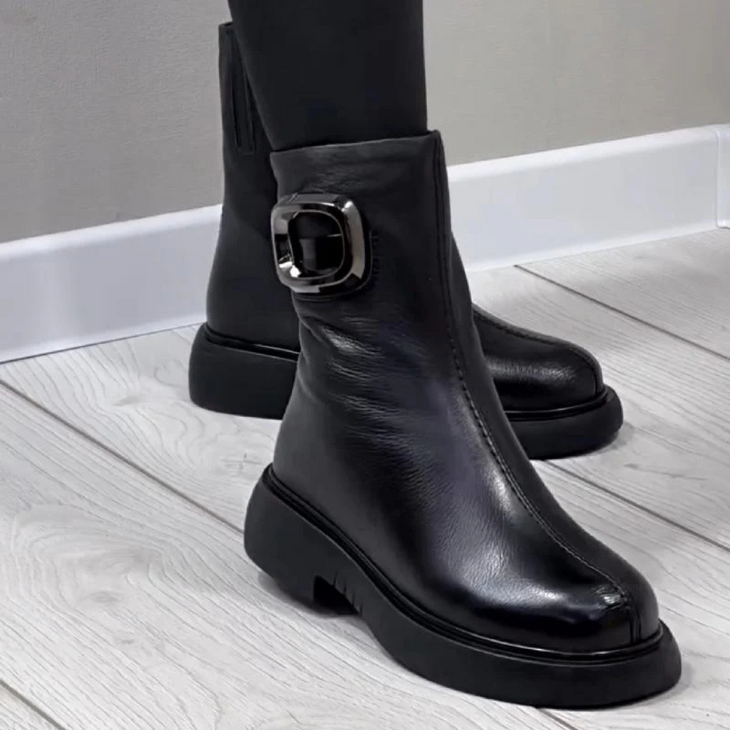 Marzia - Elegantes Botas de Cuero