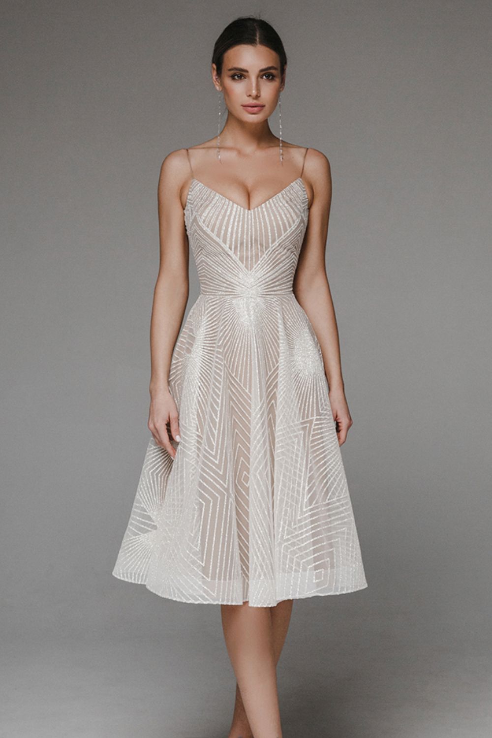 Thalassa - Vestido de Fiesta Largo Brillante