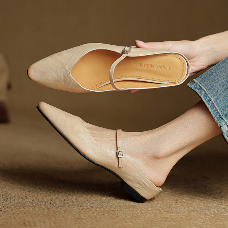 Sasha - Elegantes sandalias de cuero para mujer