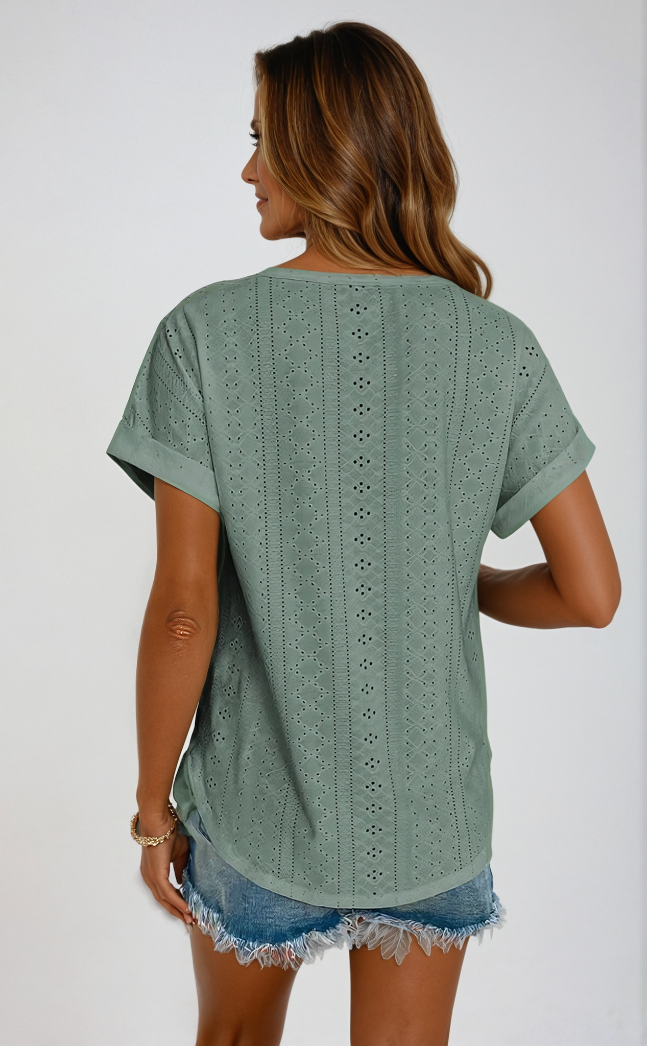 Riza™ | Top Ojal Casual