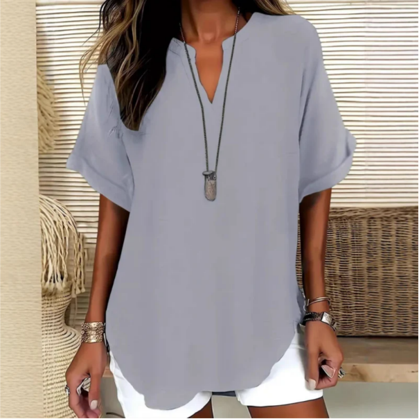 Dennys | Blusa ligera con escote en V