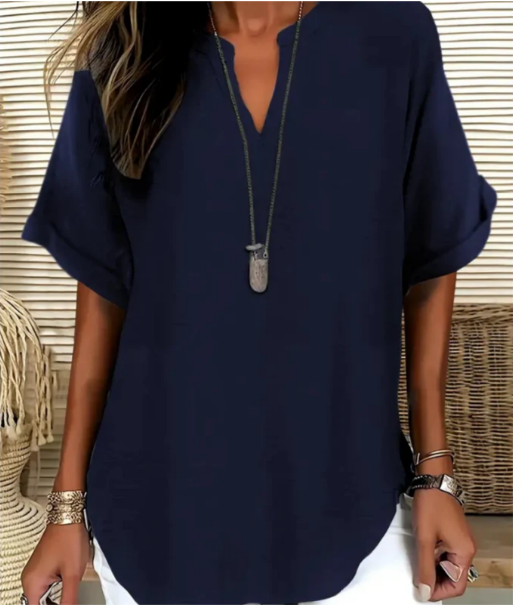 Dennys | Blusa ligera con escote en V