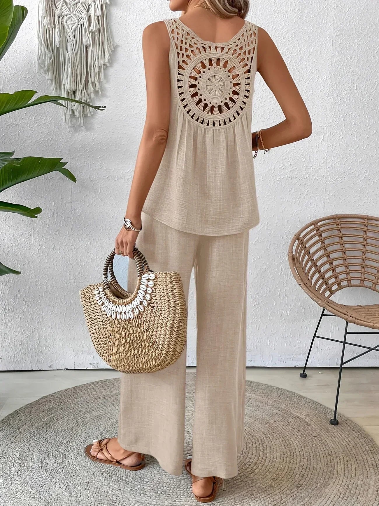 ELOWEN – CONJUNTO DE TANK Y PANTALONES PARA TODO EL DÍA