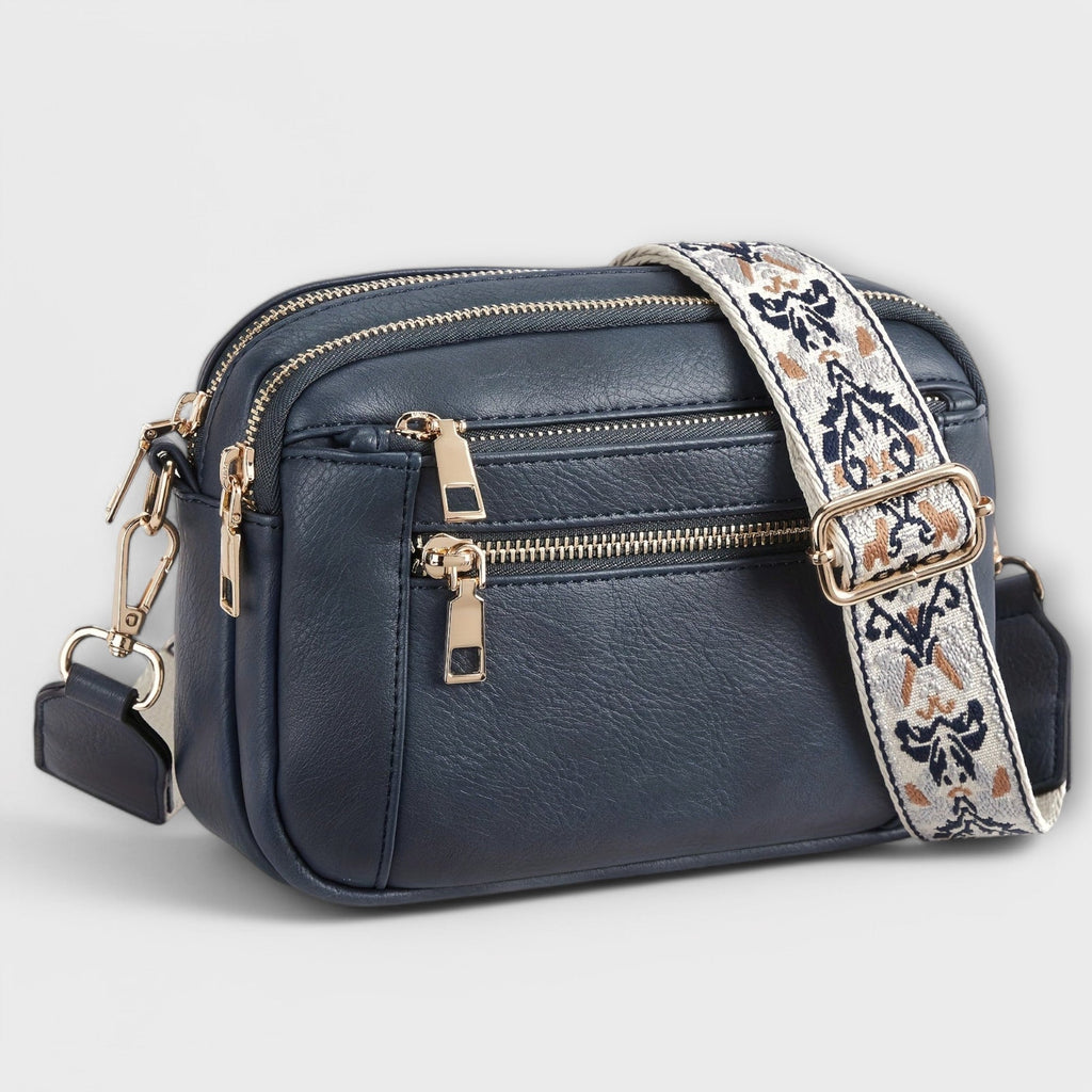 Bolso Cruzado de Cuero PU