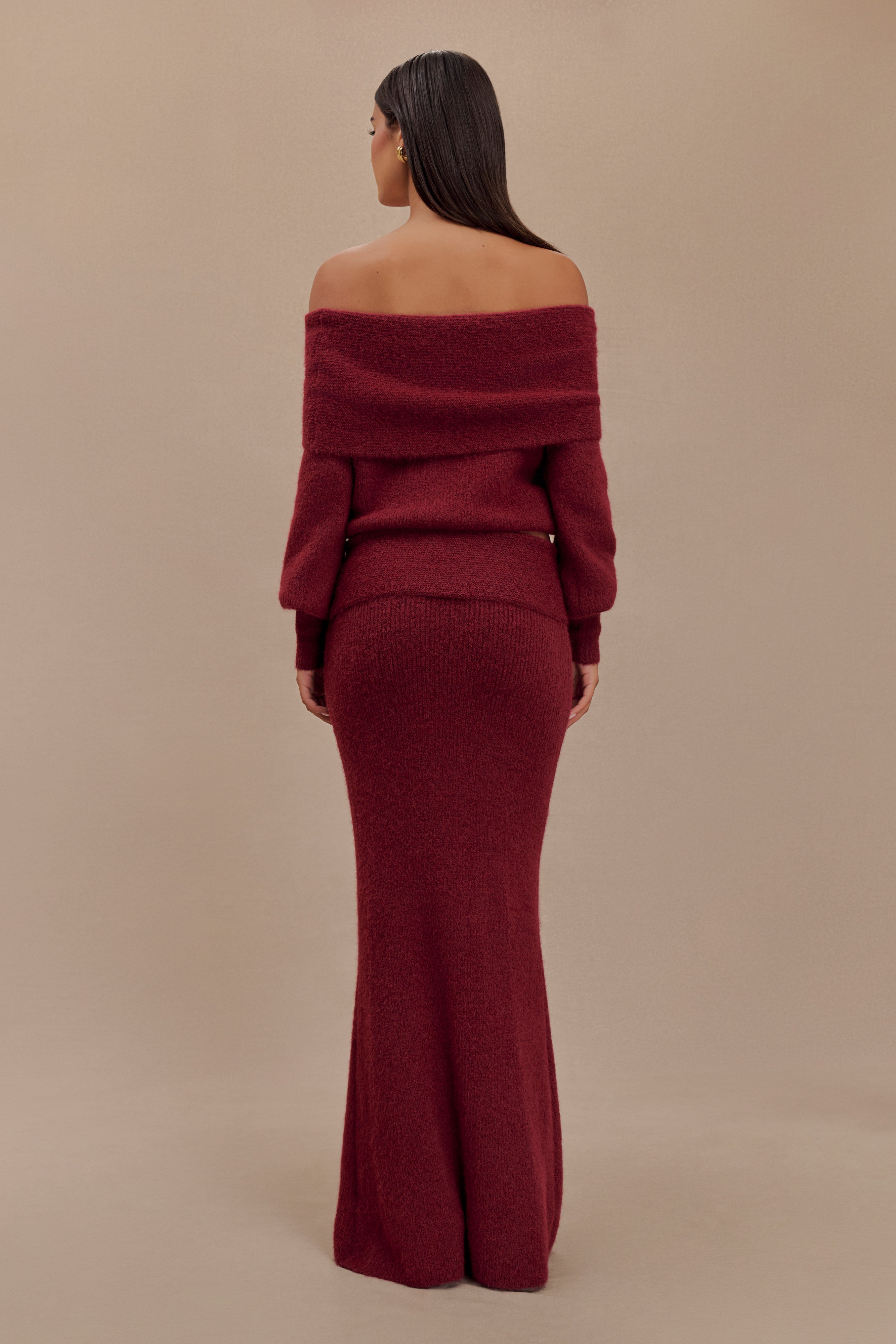 Maja Conjunto de Punto Off-Shoulder