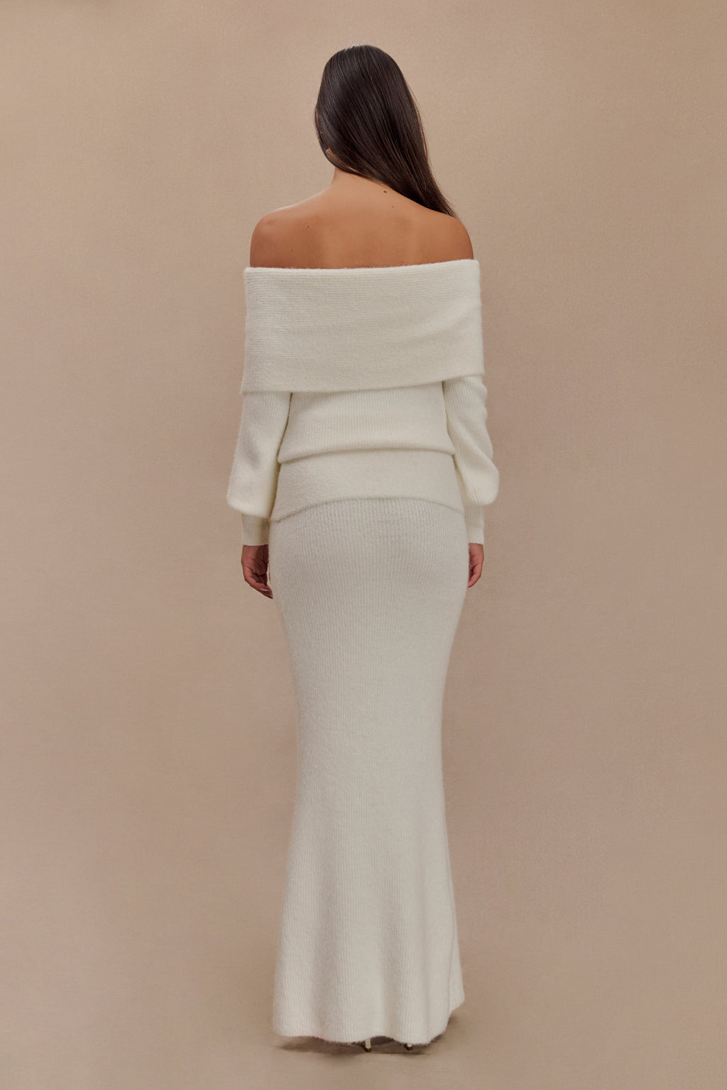 Maja Conjunto de Punto Off-Shoulder