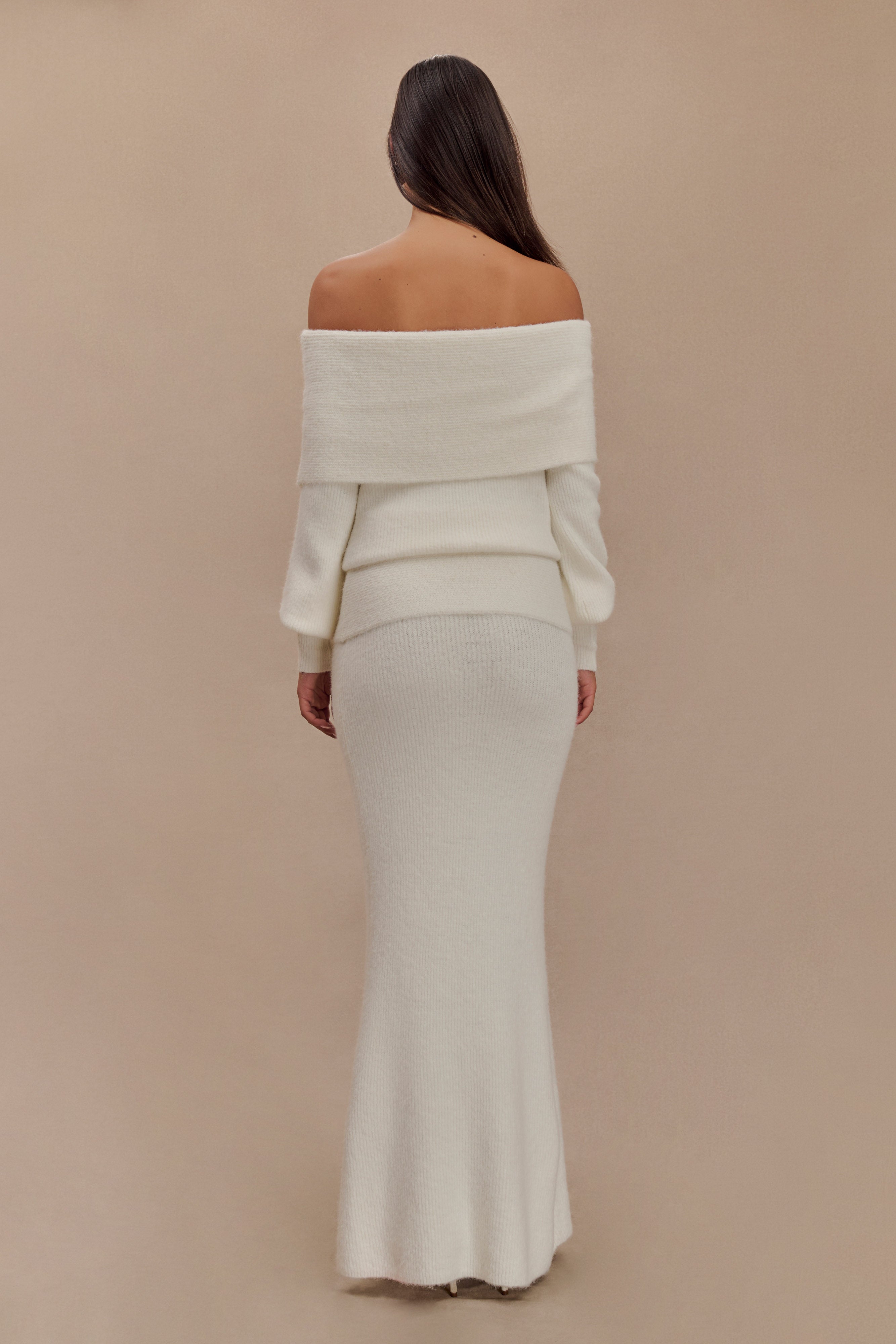 Maja Conjunto de Punto Off-Shoulder
