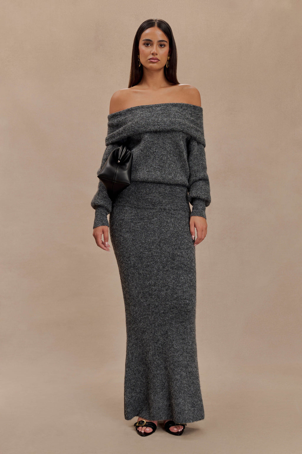 Maja Conjunto de Punto Off-Shoulder