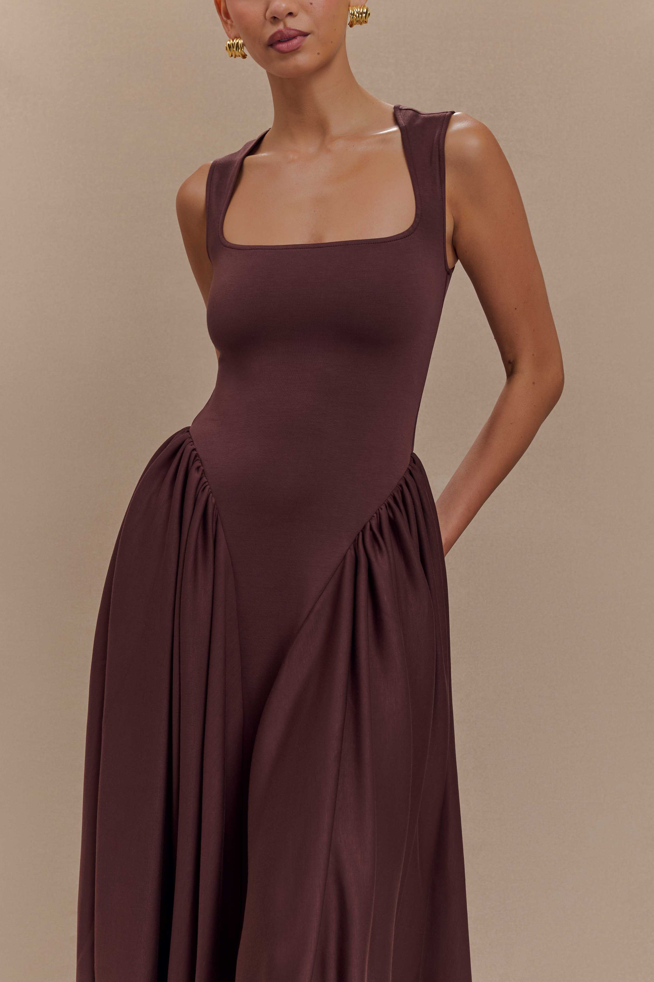 Vestido Serafina Scuba Midi