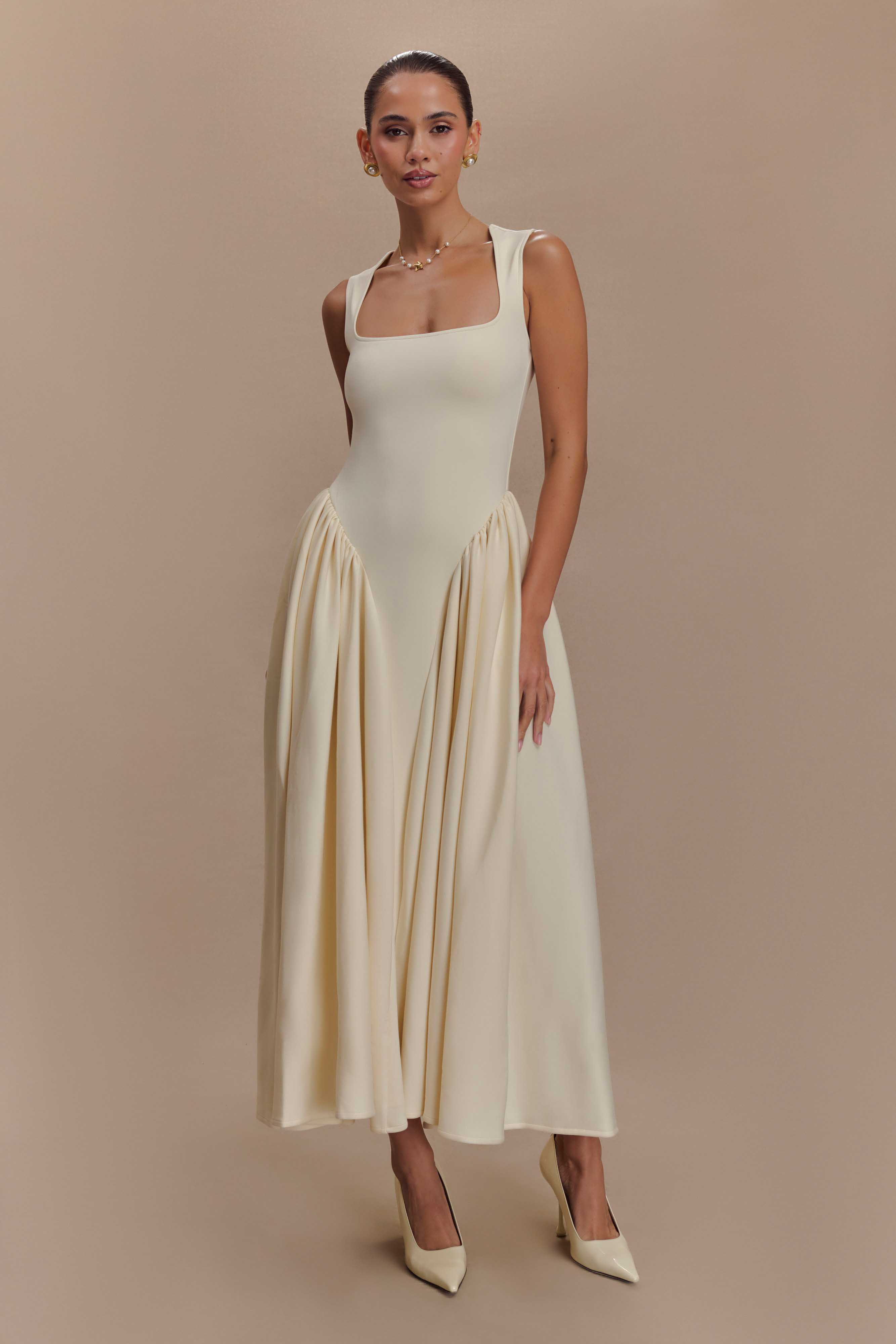 Vestido Serafina Scuba Midi