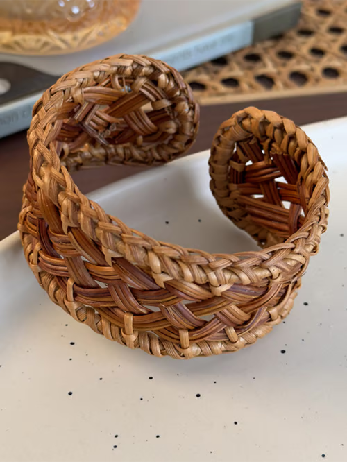 Pulsera de Ratan Trenzado