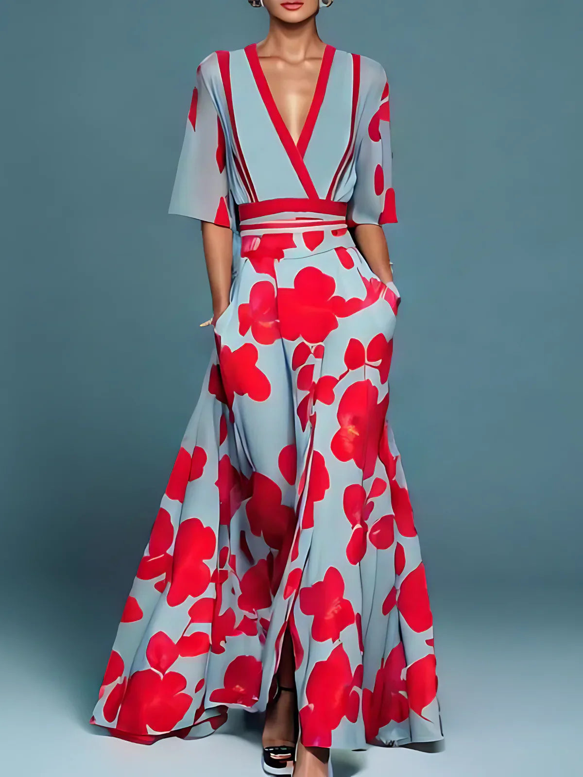 Helena | Vestido Floral Elegante