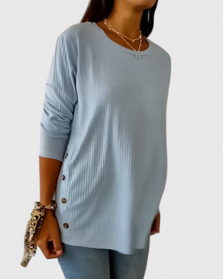 Megan™ | Top Elegante de Manga Corta