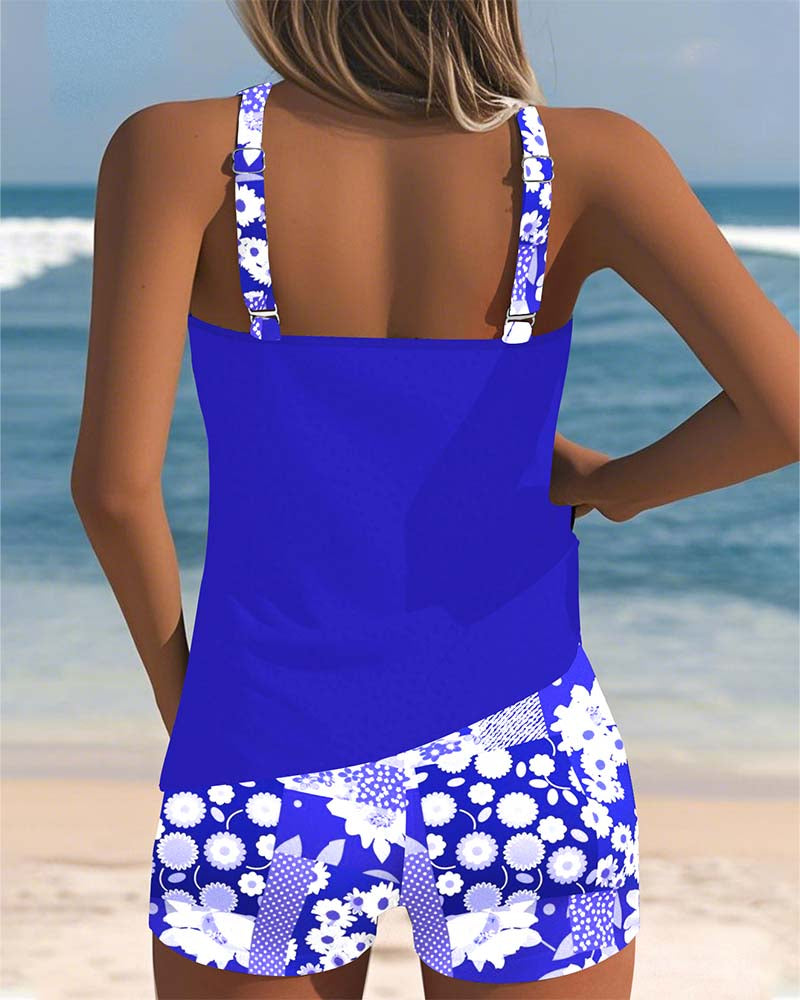 KENDALL – CONJUNTO DE TANKINI ISLA FLORECIDA