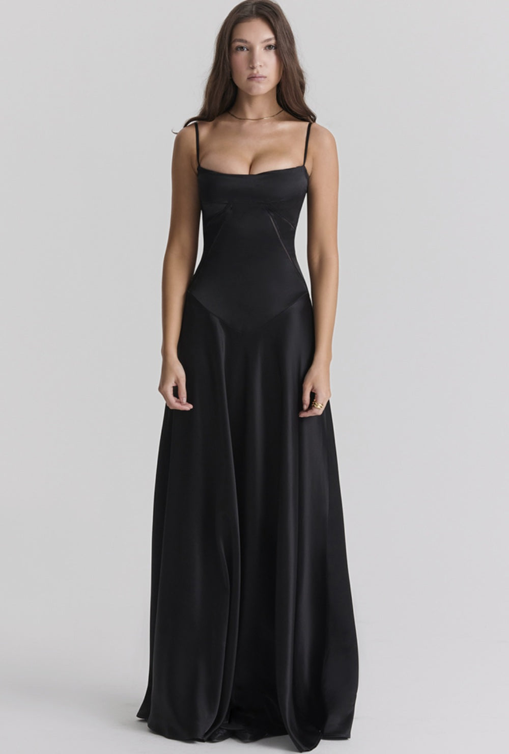 Lunaria Satiné Vestido Maxi