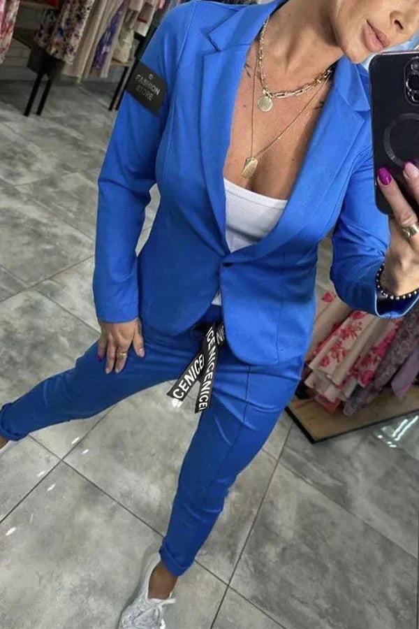Ariane | Conjunto de Blazer y Pantalones Elegantes