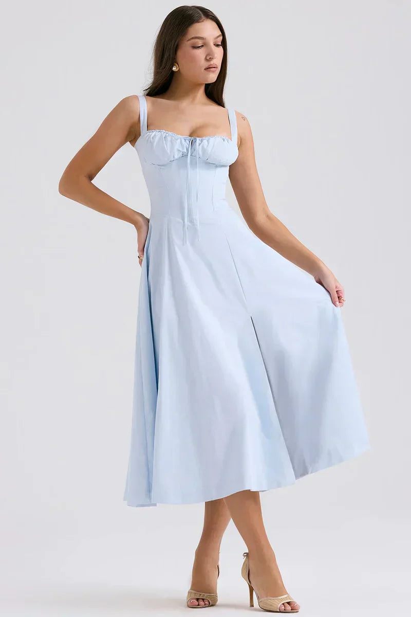 Vestido Midi de Algodón Saly