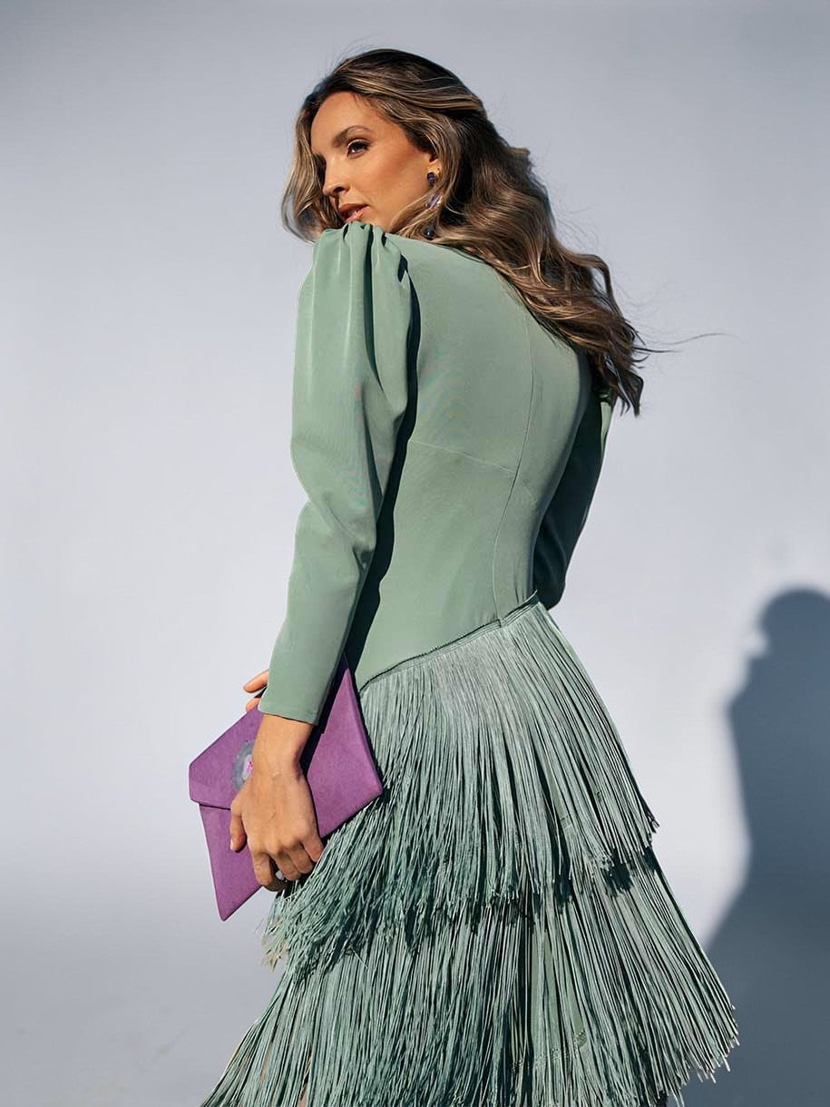 Sofia | Vestido Elegante con Flecos