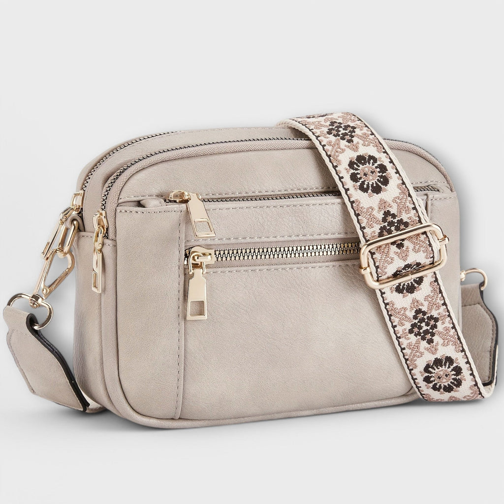 Bolso Cruzado de Cuero PU