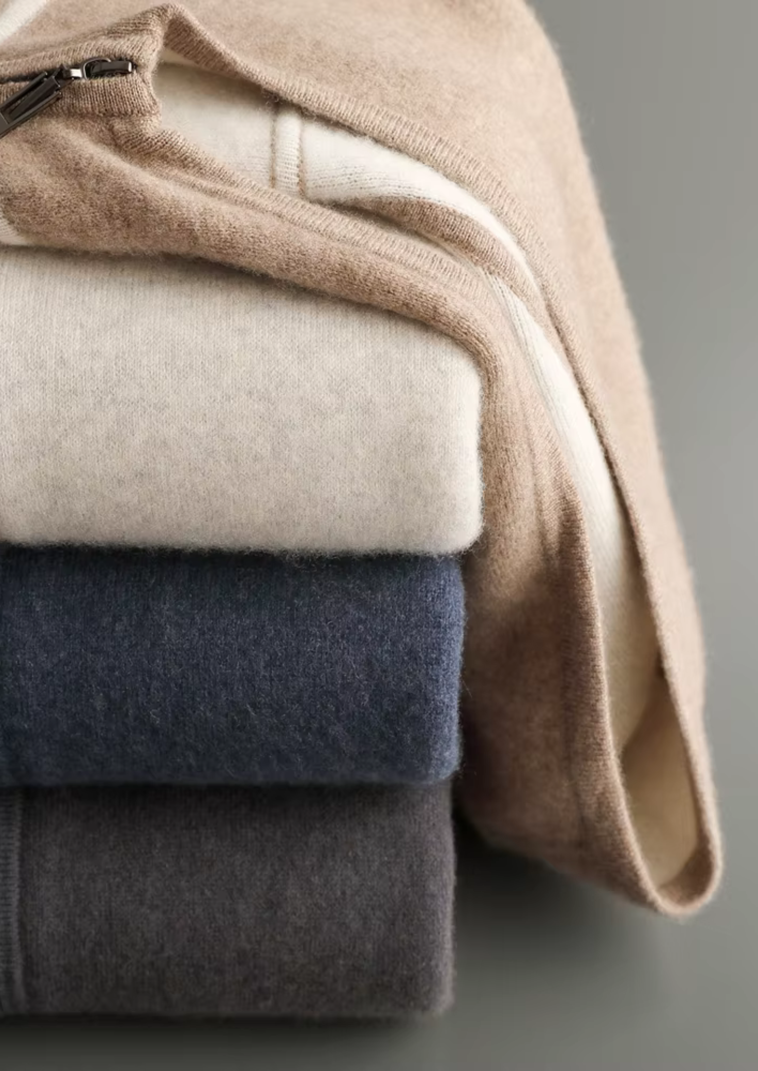 PREMIUM CASHMERE BEIGE MILANO LEISURE SET