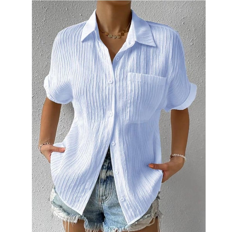 BLUSA CON CUELLO CLÁSICO ZAHRINA