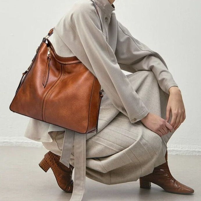 Cecile - Elegante Bolsa Tote de Cuero
