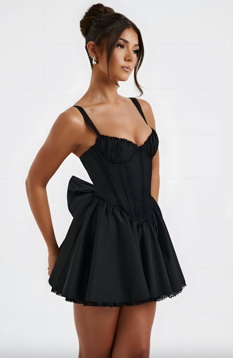 VESTIDO JESSICA MINI - NEGRO