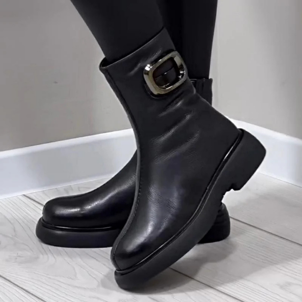Marzia - Elegantes Botas de Cuero