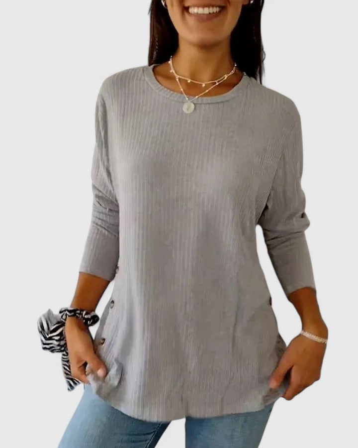 Megan™ | Top Elegante de Manga Corta