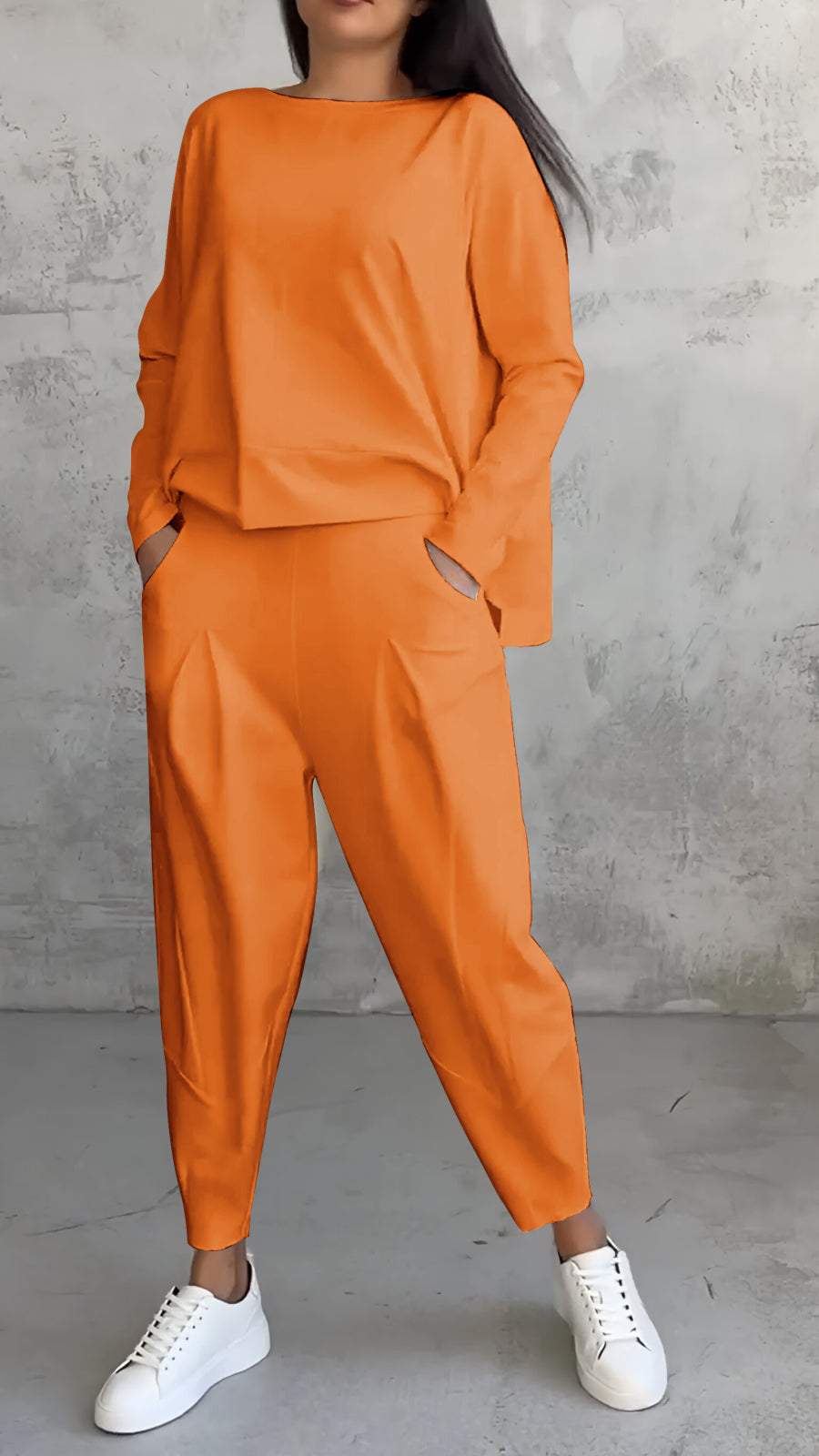 RUE – CONJUNTO MINIMALISTA RELAJADO DE DOS PIEZAS