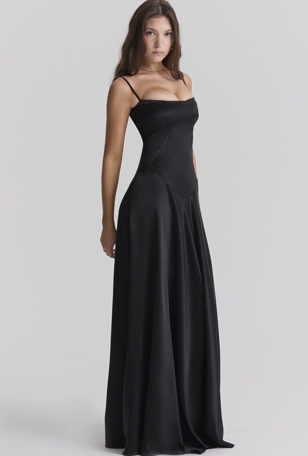 Lunaria Satiné Vestido Maxi