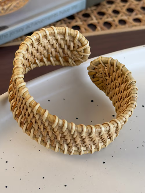 Pulsera de Ratan Trenzado