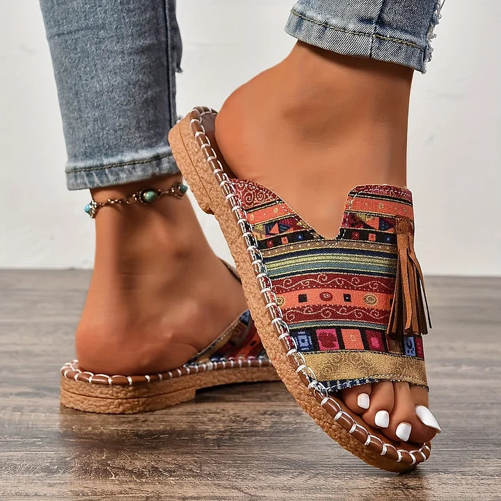 Leena - Sandalias ortopédicas planas y cómodas