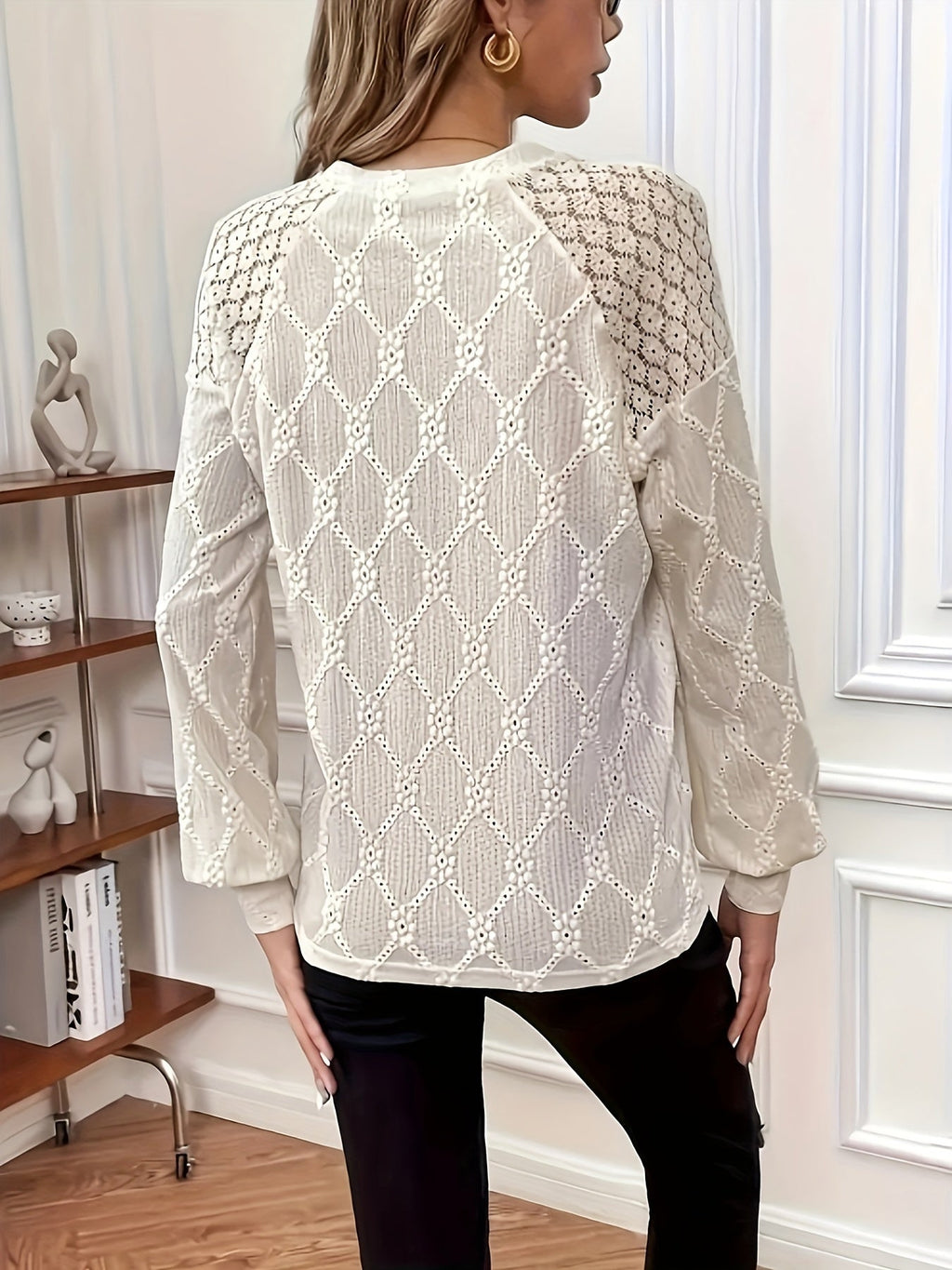 Ivy – Blusa con Detalles de Botones de Ojal