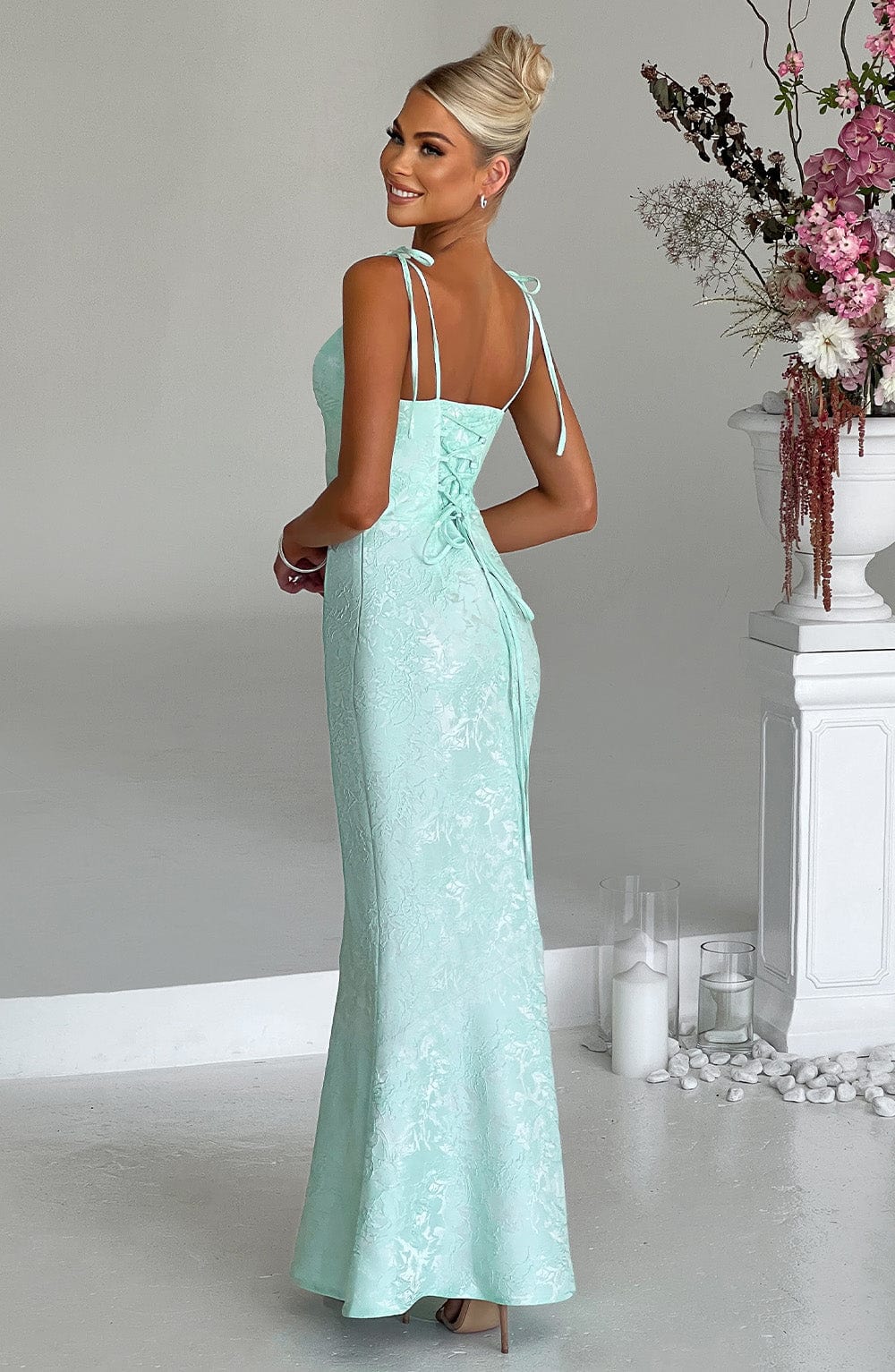 Vestido Floriana Jacquard Bloom