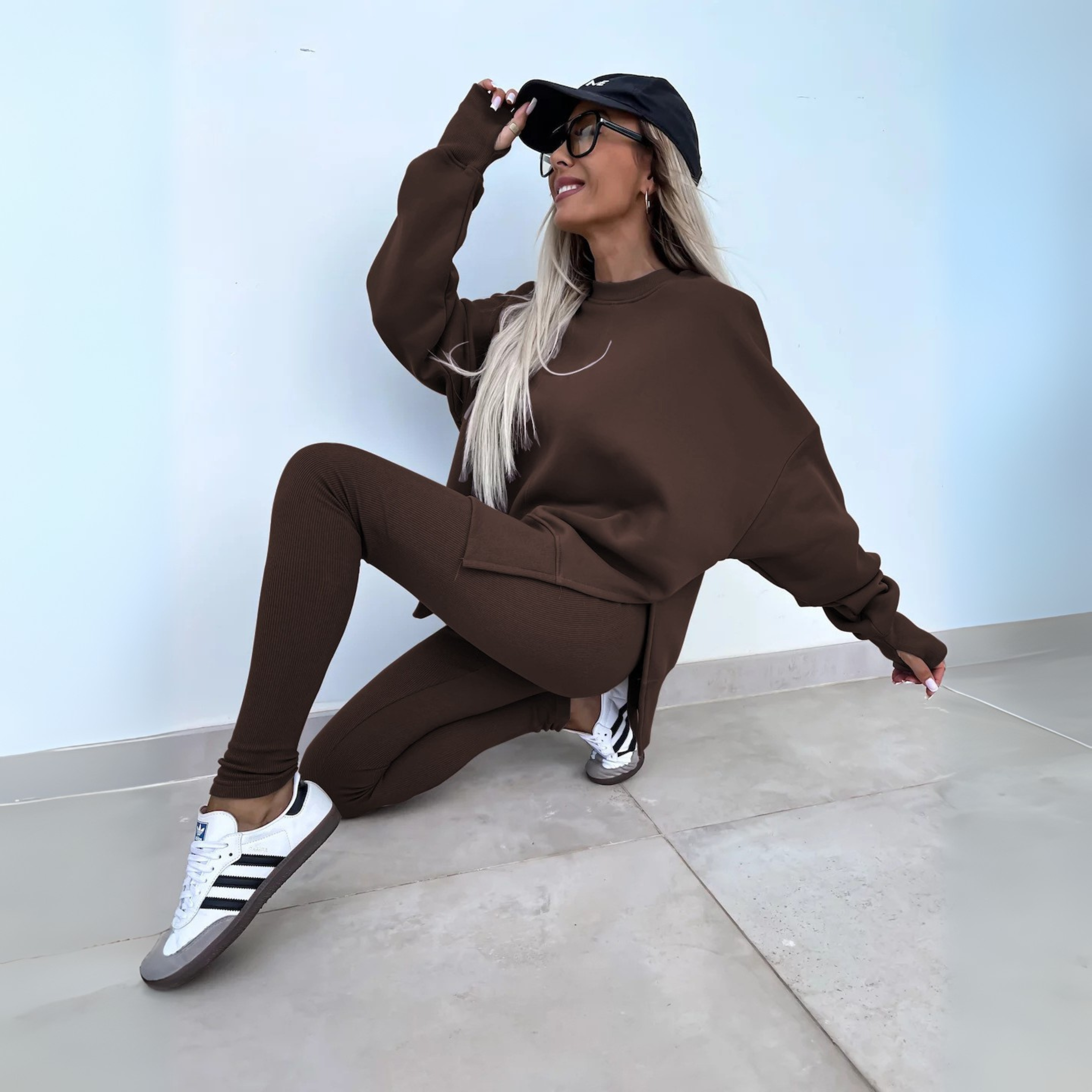 MADISON – CONJUNTO DE SUDADERA OVERSIZED Y LEGGINGS