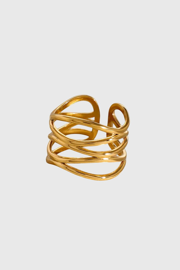 Catalina | Anillo de Acero Inoxidable Elegante